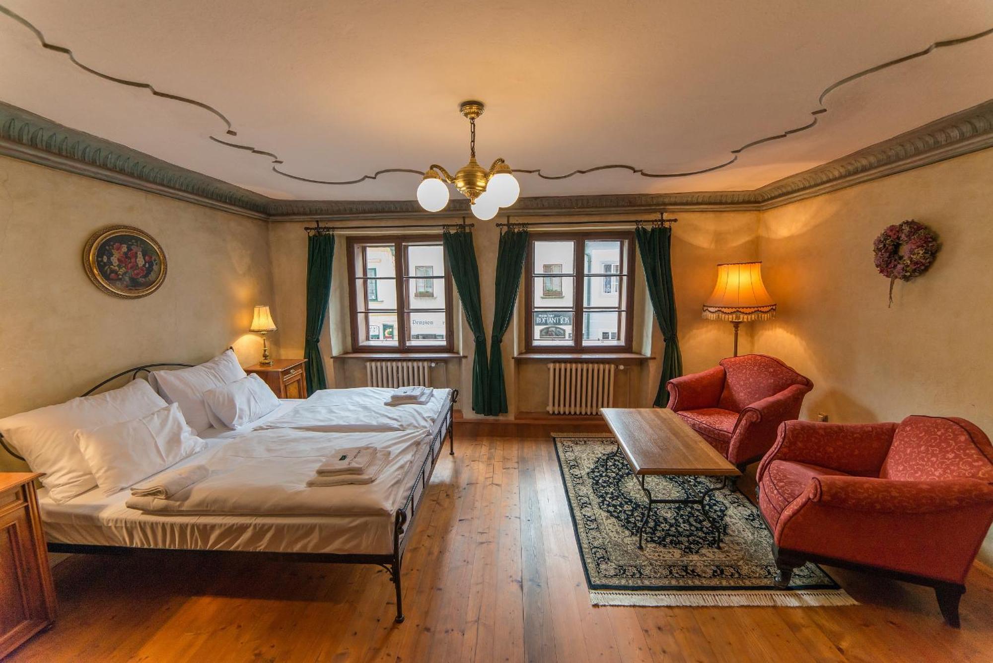 Alt Straninger Hotell Český Krumlov Rum bild